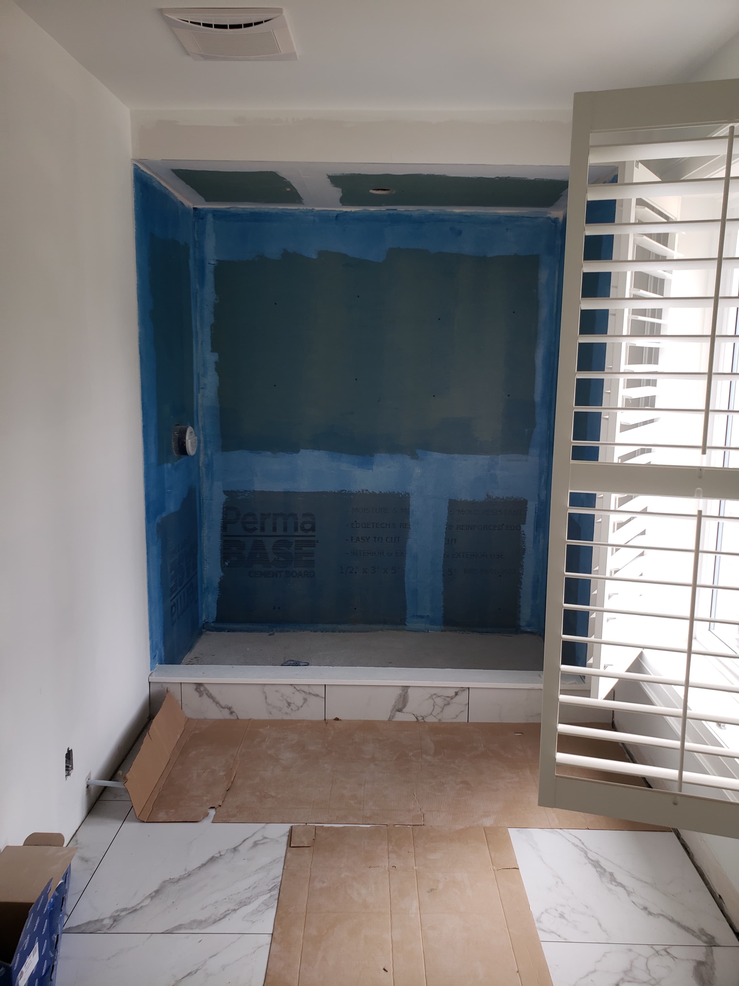 Bathroom in progress