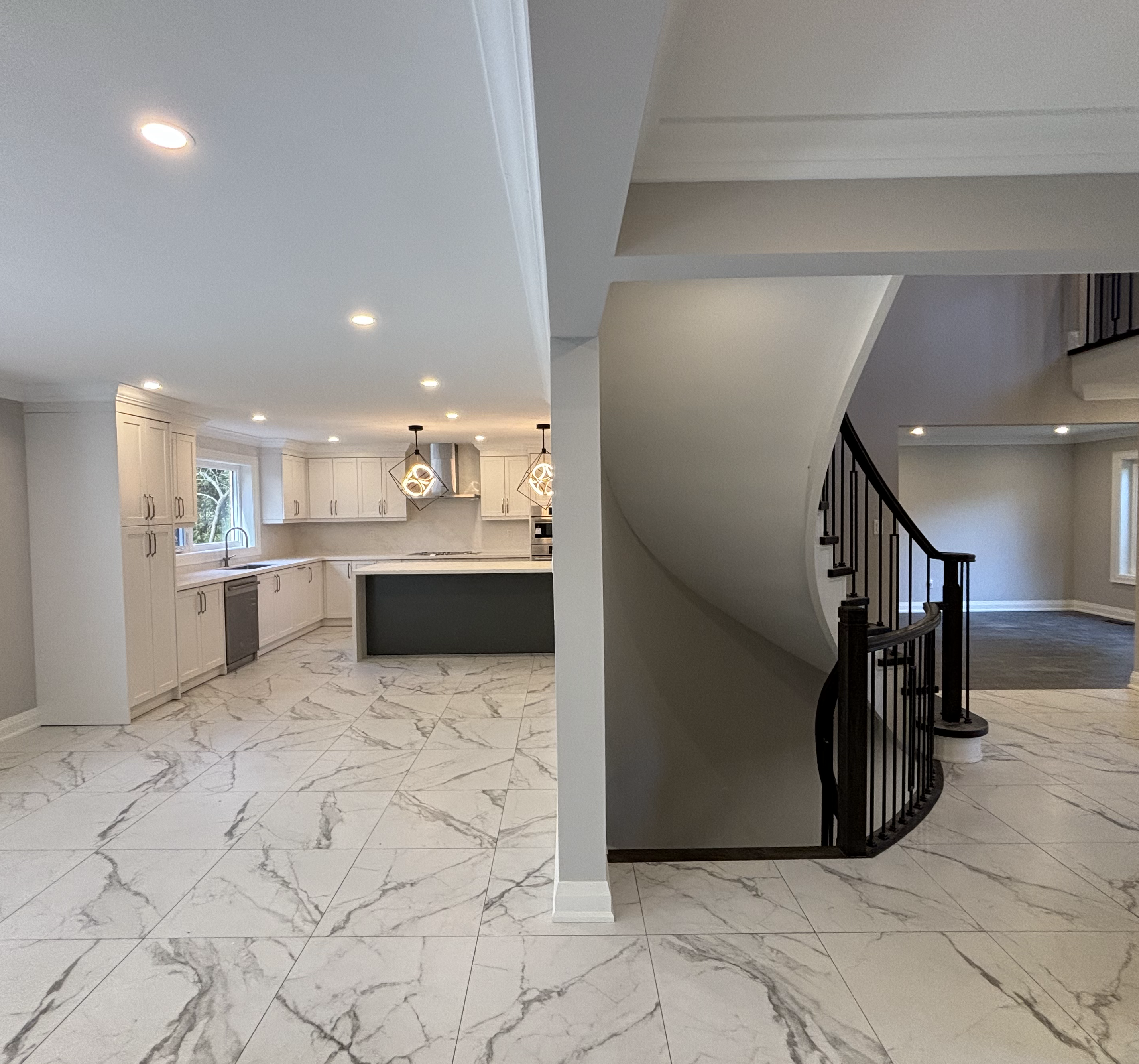 Full home remodel before and after